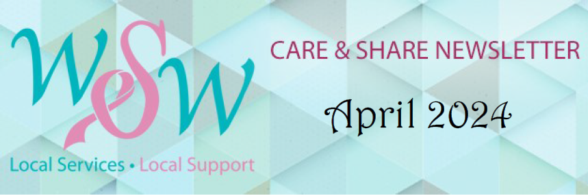 a poster for the care and share news letter