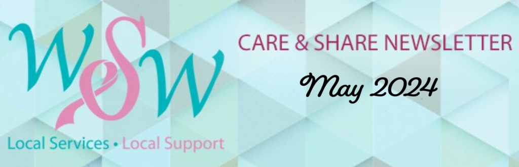 the logo for care and share news letter may 2012